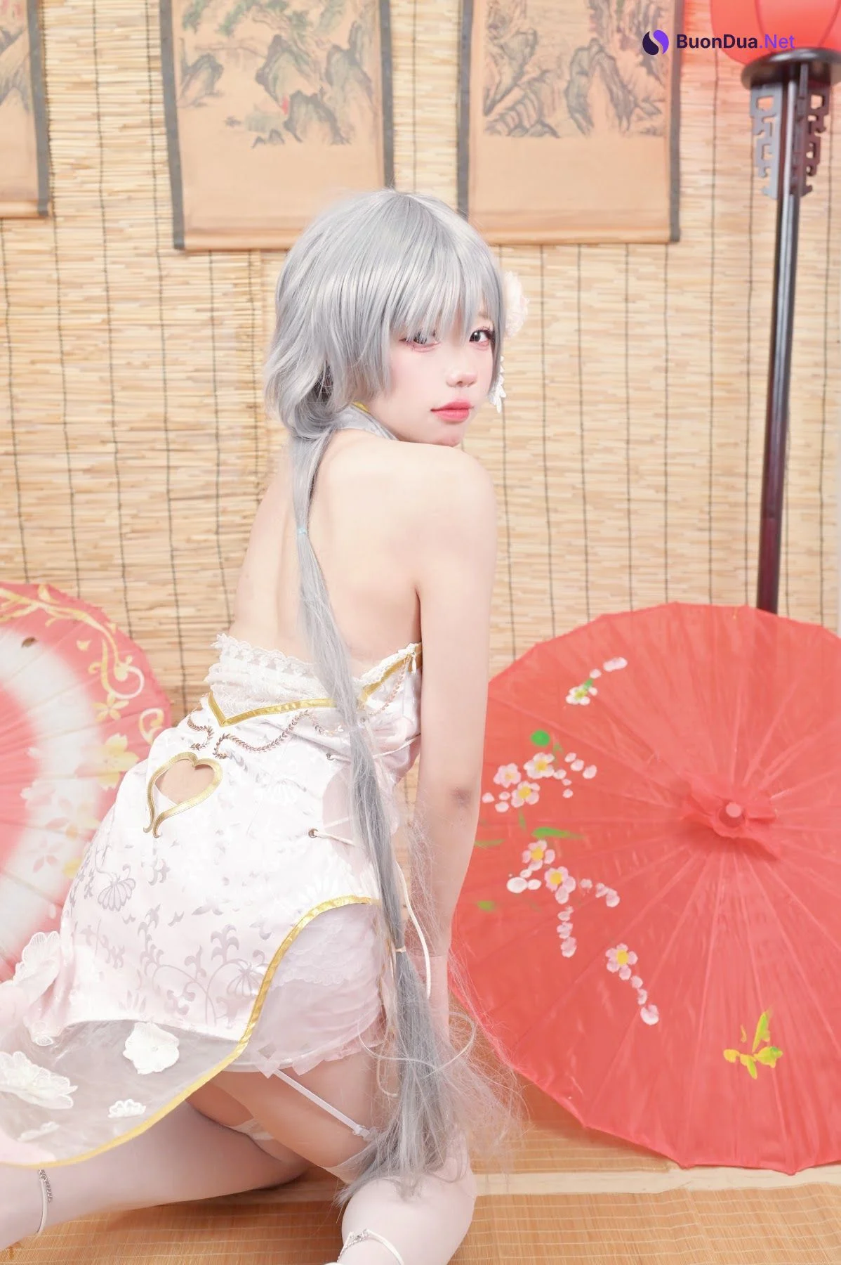 Coser@黏黏团子兔 – 洛天依芒种旗袍 - รูปภาพ 7
