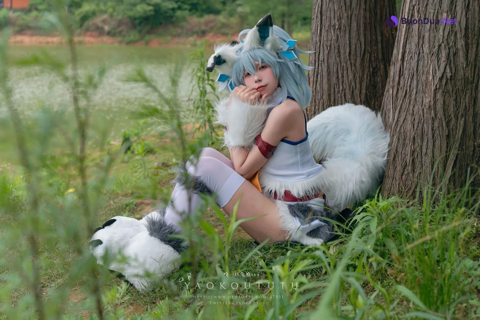 Coser@黏黏团子兔 – 六月订阅『刹那抓住了未来』小剧场 - 照片 6