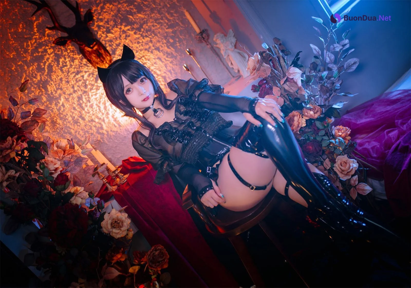 Coser@日奈娇 – 皮衣系列 - 照片 12