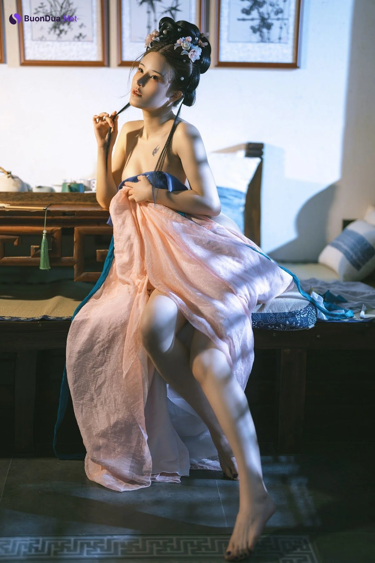 Coser@鹿八岁 – 花想容 - 사진 3