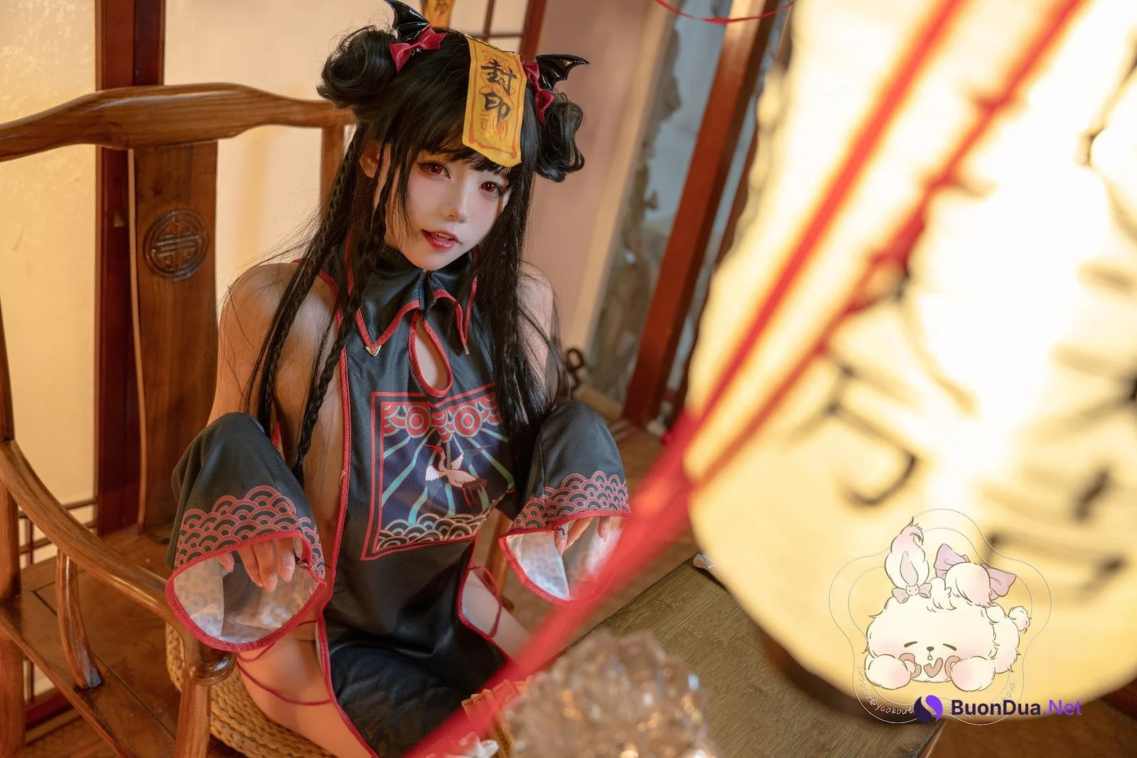 Coser@黏黏团子兔 – 僵尸蹲蹲 - Photo 3