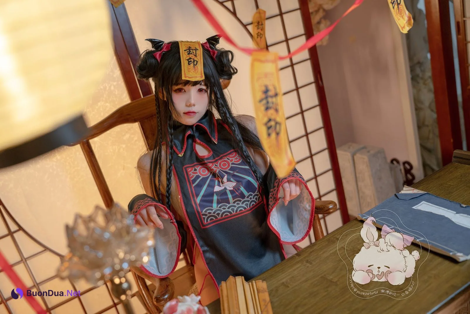 Coser@黏黏团子兔 – 僵尸蹲蹲 - Photo 4
