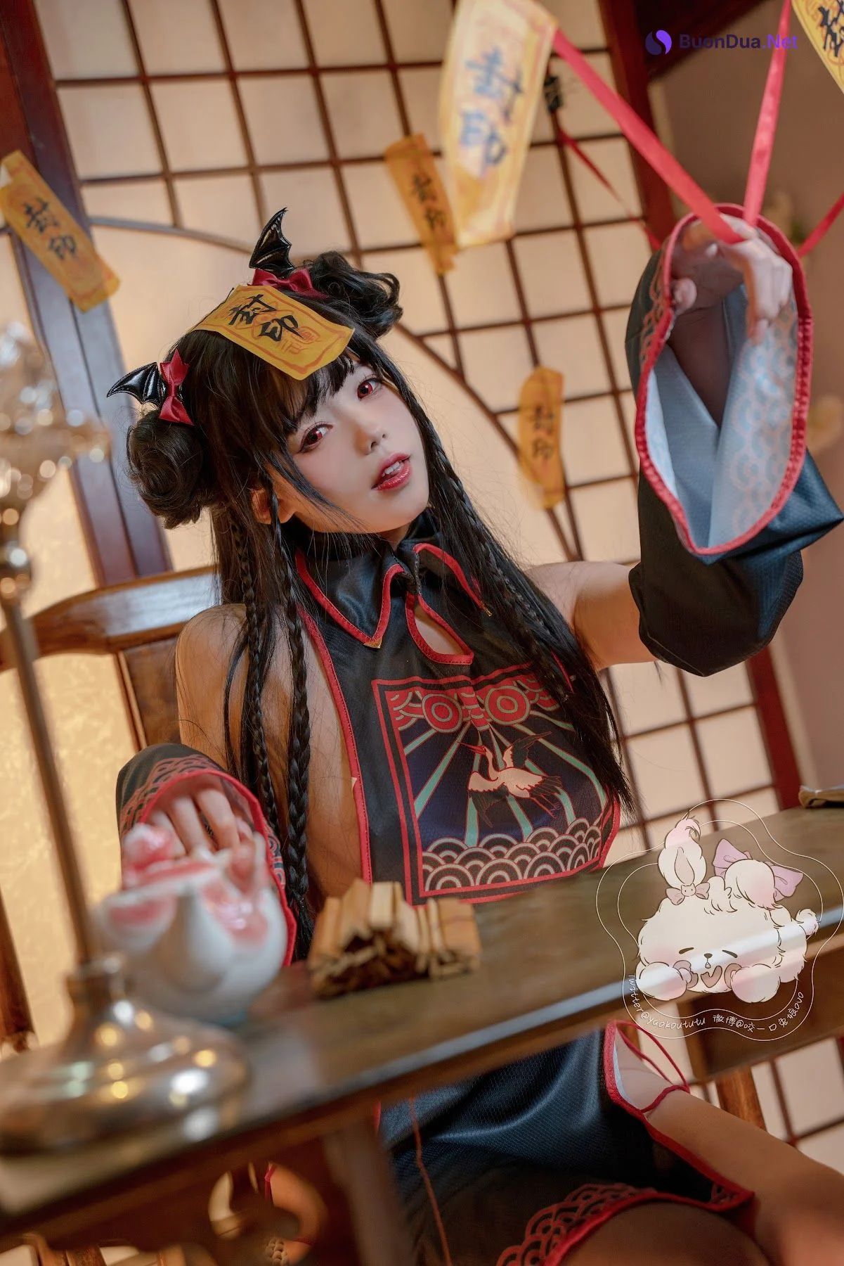 Coser@黏黏团子兔 – 僵尸蹲蹲 - Photo 5