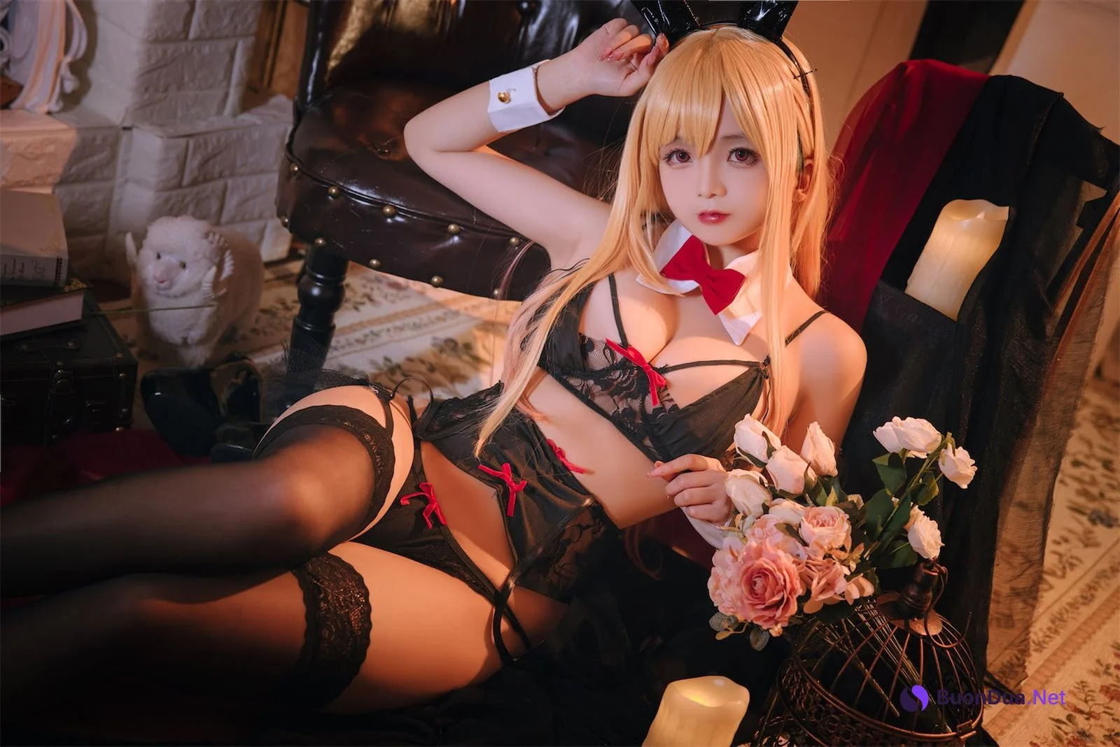 Coser@日奈娇 – 梦兔子内衣 - 照片 4