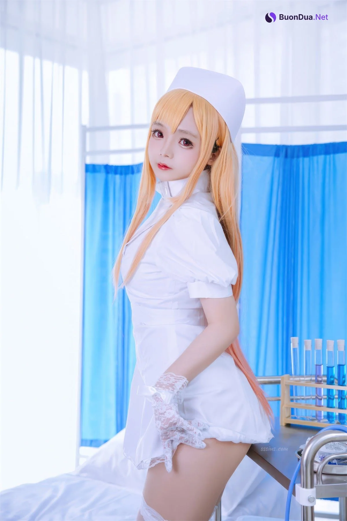Coser@日奈娇 – 喜多川海梦 护士 - 写真 14