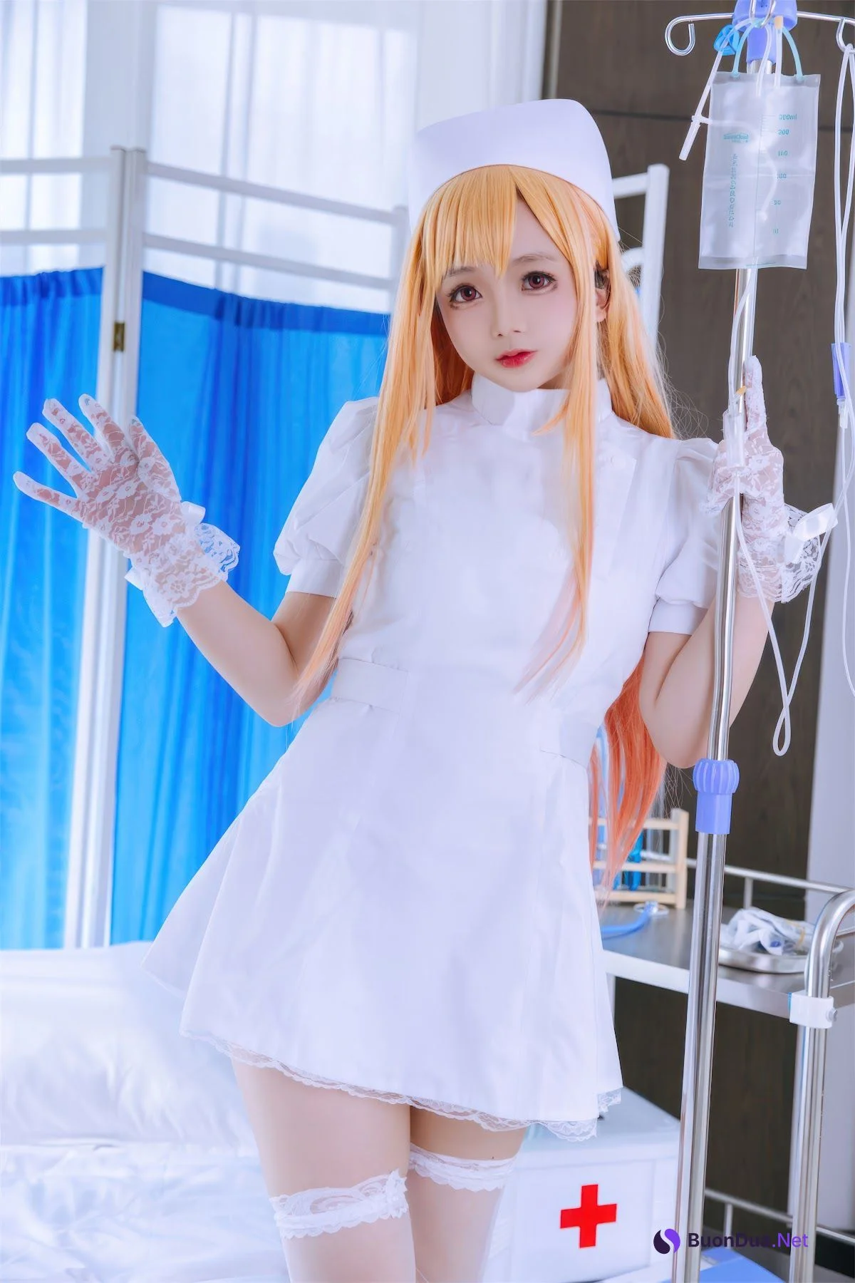 Coser@日奈娇 – 喜多川海梦 护士 - 写真 17