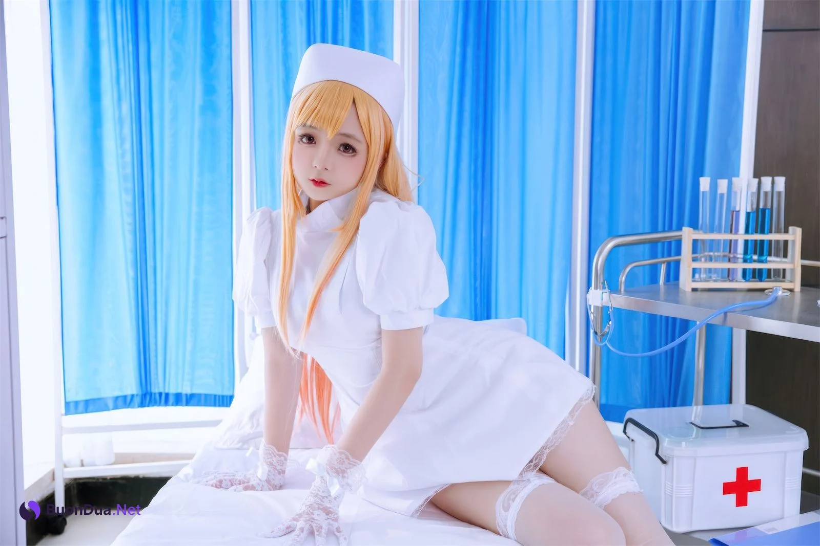 Coser@日奈娇 – 喜多川海梦 护士 - 写真 2
