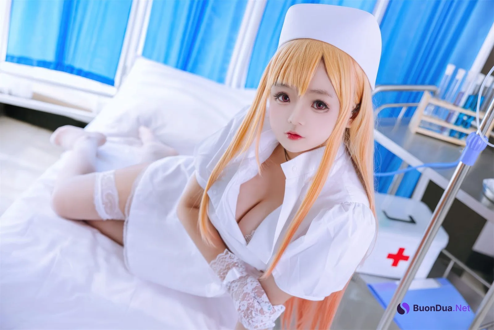 Coser@日奈娇 – 喜多川海梦 护士 - 写真 8