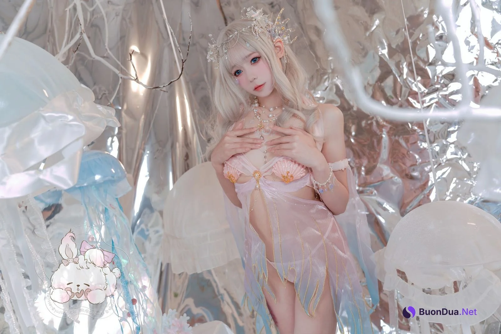 Coser@黏黏团子兔 – 海的女儿 - Photo 11