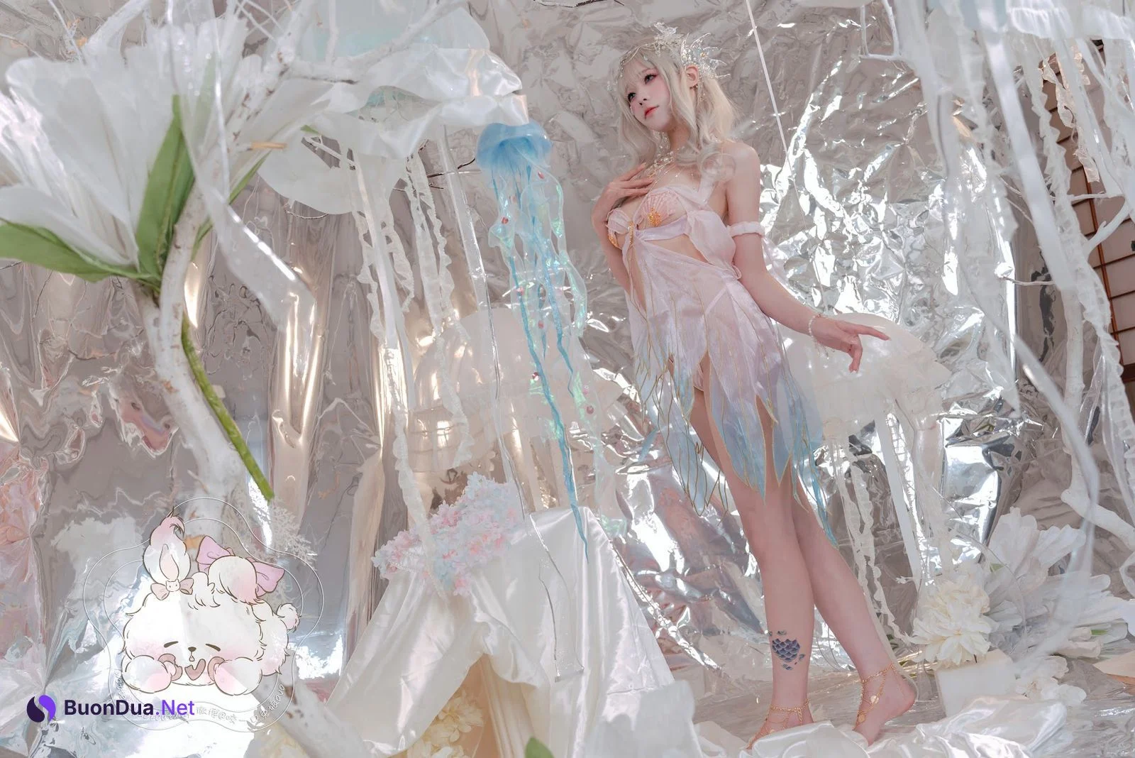 Coser@黏黏团子兔 – 海的女儿 - Photo 13