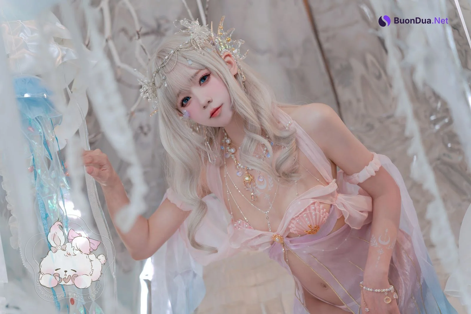 Coser@黏黏团子兔 – 海的女儿 - Photo 15