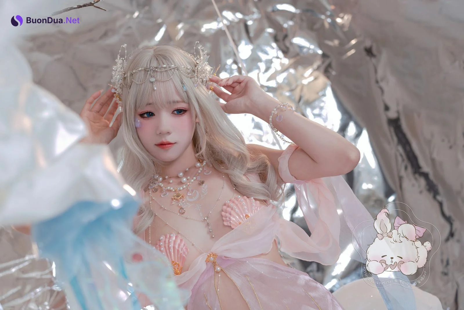Coser@黏黏团子兔 – 海的女儿 - Photo 4