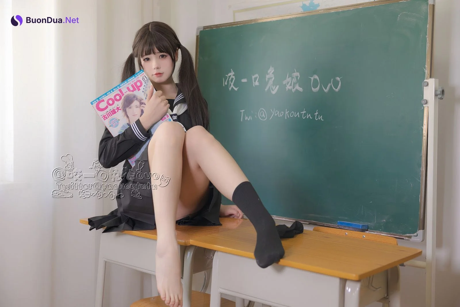 Coser@黏黏团子兔 – 放课后 - 照片 4