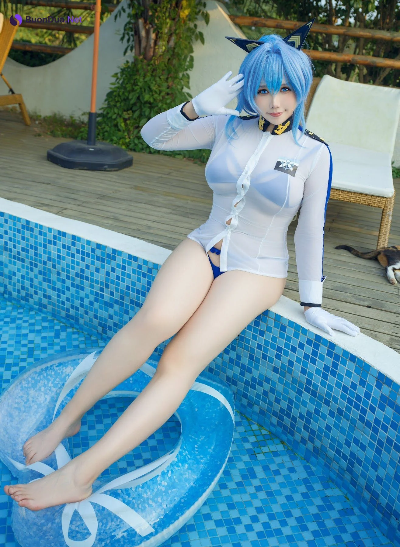 Coser@麻花麻花酱 – 海伦泳装 - 照片 5