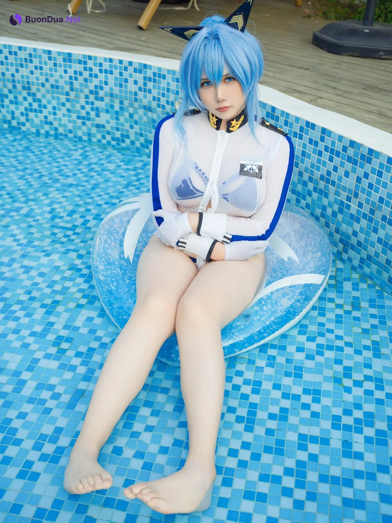 Coser@麻花麻花酱 – 海伦泳装 - 照片 8