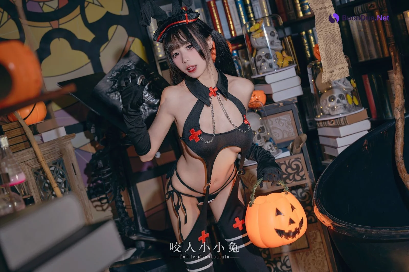 Coser@黏黏团子兔 – 万圣节看护士 - 사진 7