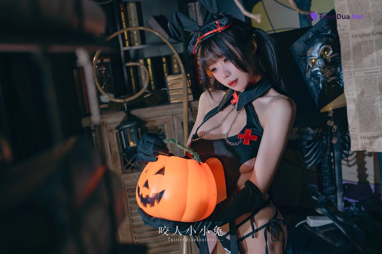 Coser@黏黏团子兔 – 万圣节看护士 - 사진 9
