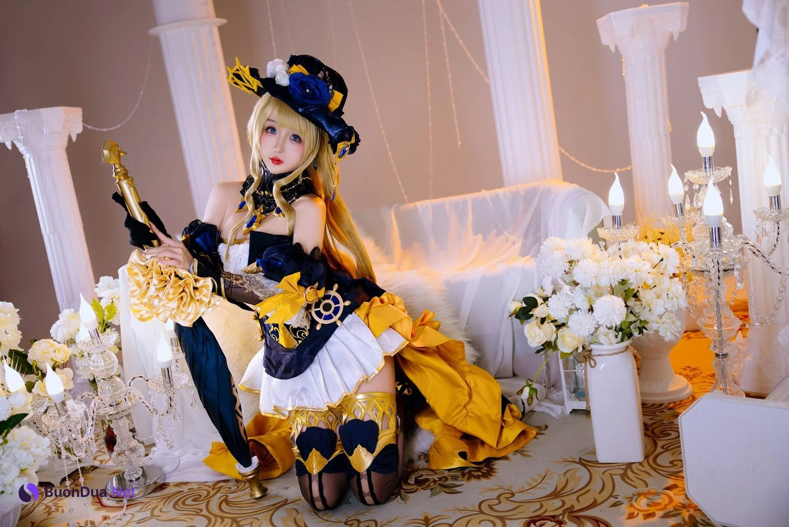 Coser@日奈娇 – 原神 娜维娅 - 照片 14
