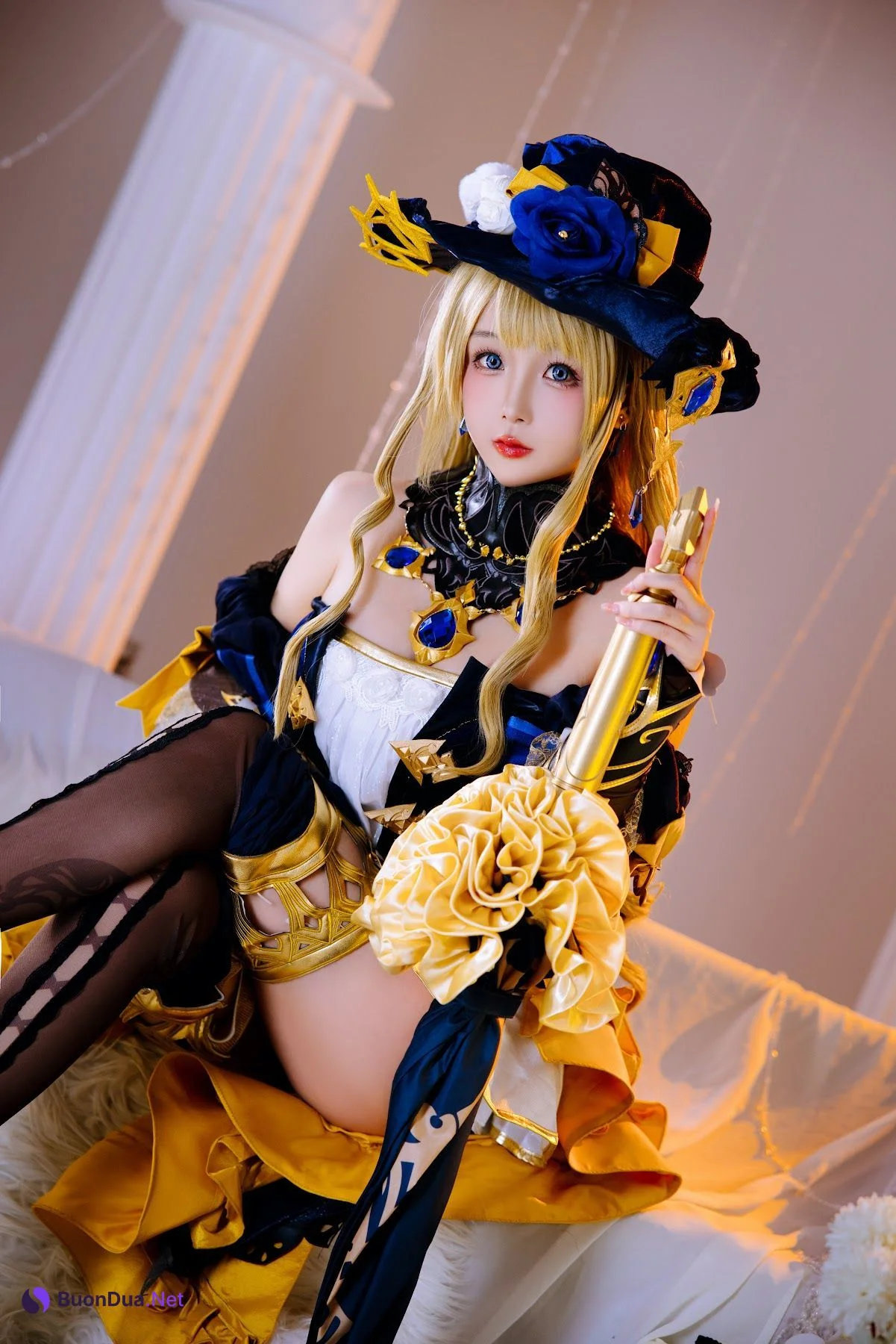 Coser@日奈娇 – 原神 娜维娅 - 照片 15