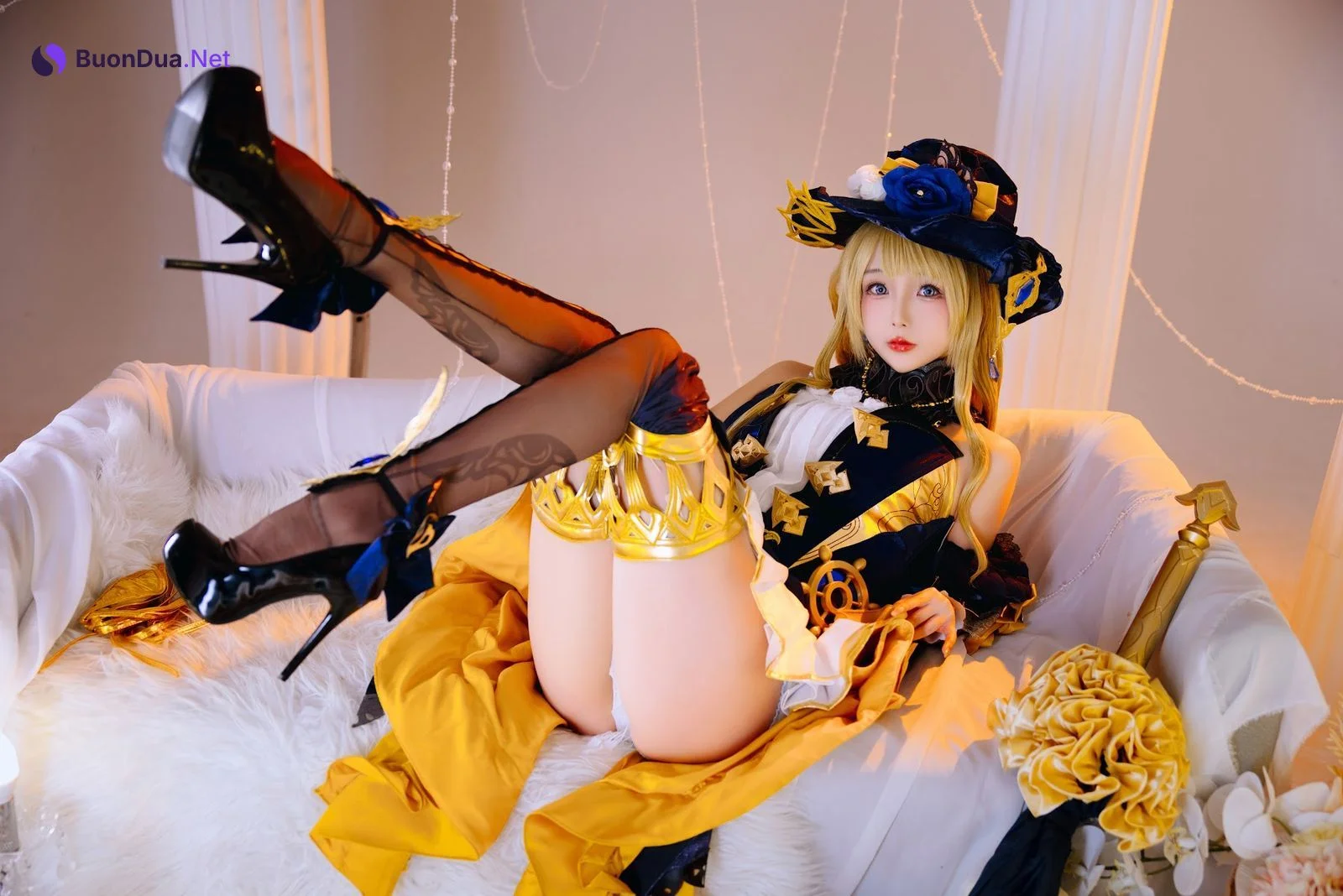 Coser@日奈娇 – 原神 娜维娅 - 照片 16