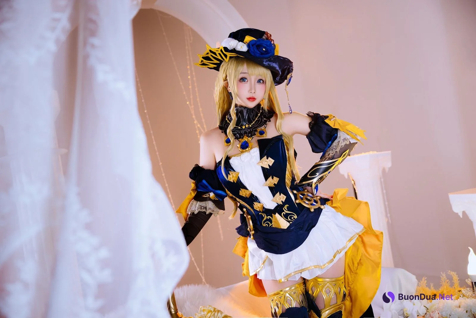 Coser@日奈娇 – 原神 娜维娅 - 照片 7