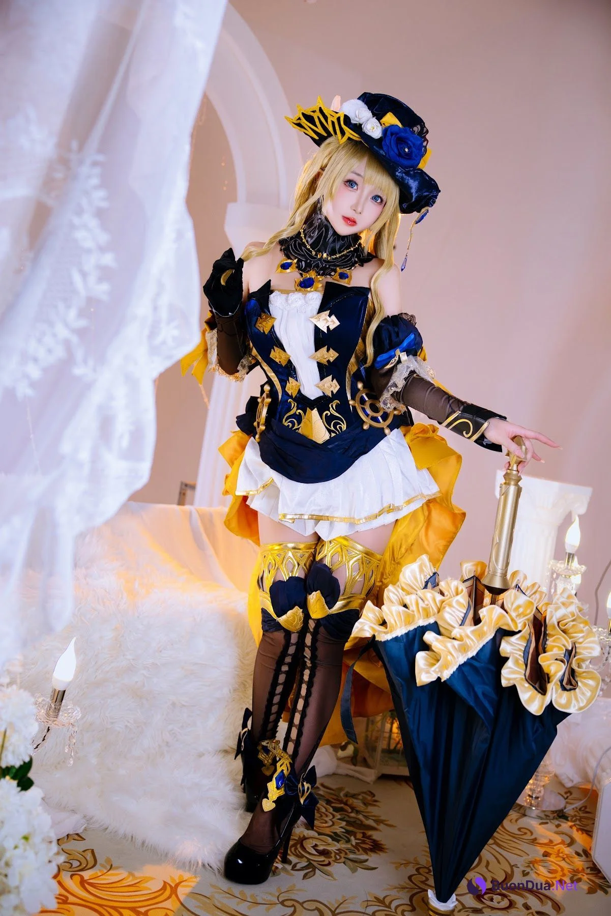 Coser@日奈娇 – 原神 娜维娅 - 照片 8