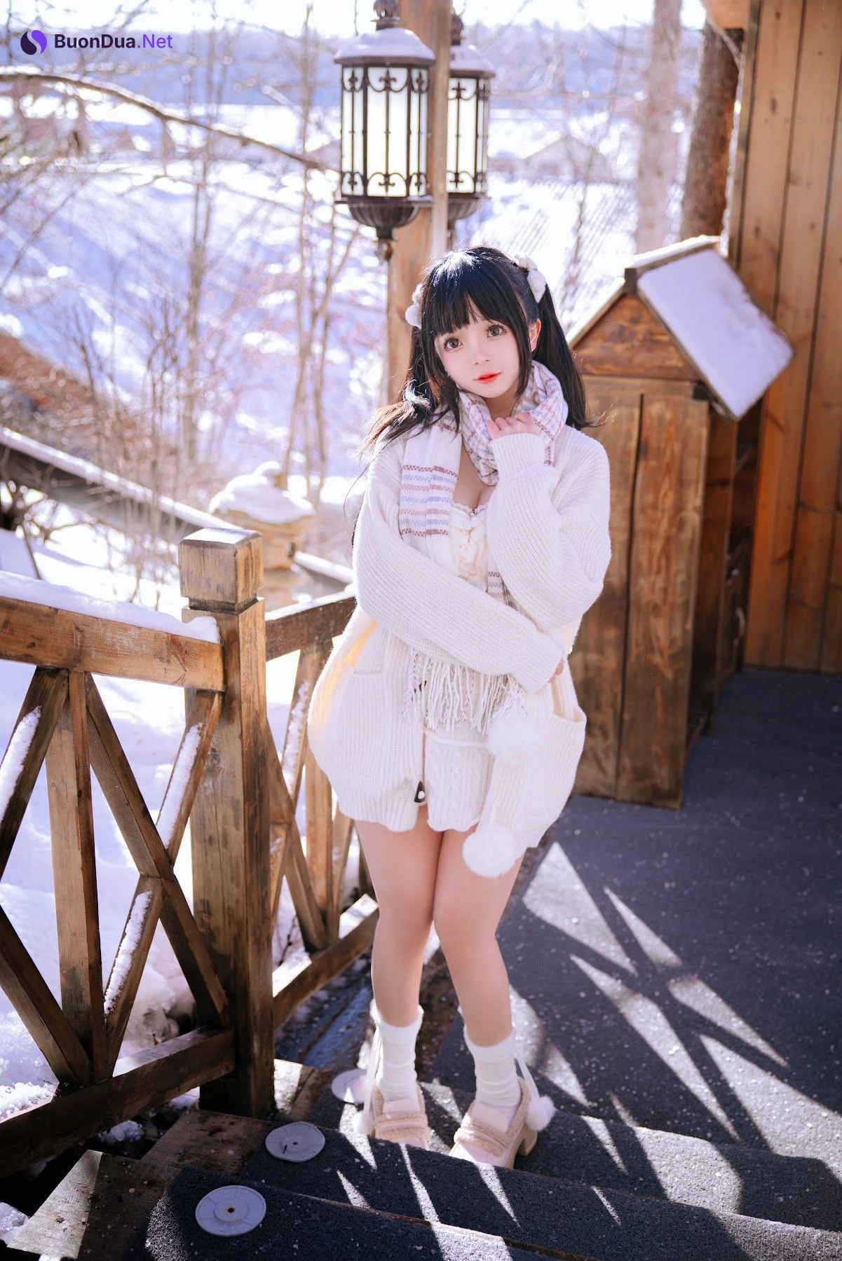 Coser@日奈娇 – 雪地少女 - 사진 16