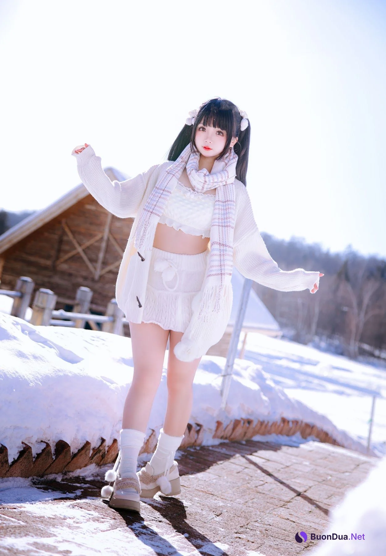 Coser@日奈娇 – 雪地少女 - 사진 18