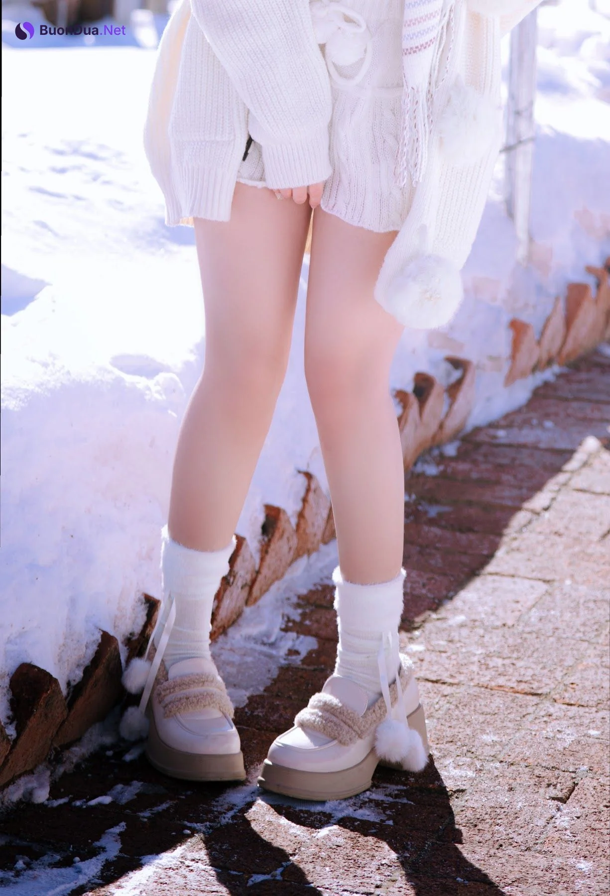 Coser@日奈娇 – 雪地少女 - 사진 20
