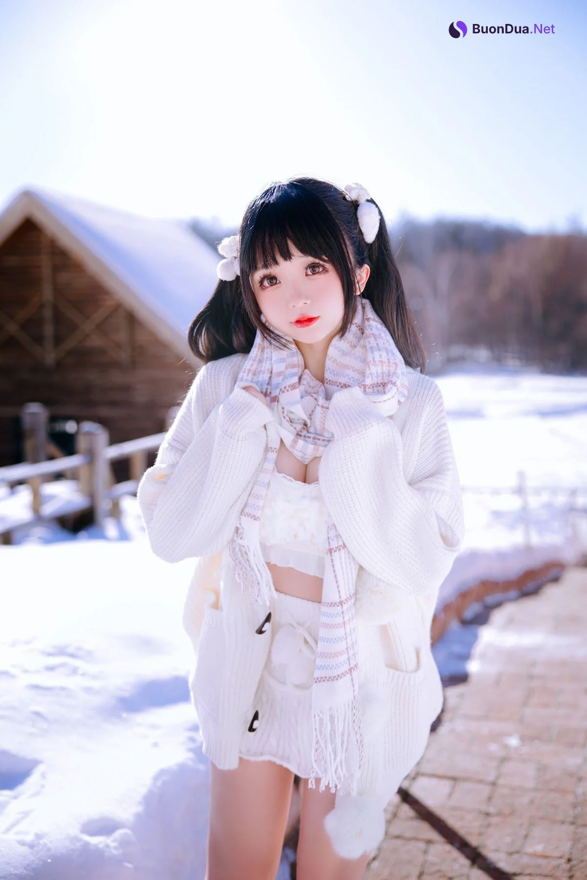 Coser@日奈娇 – 雪地少女 - 照片 22