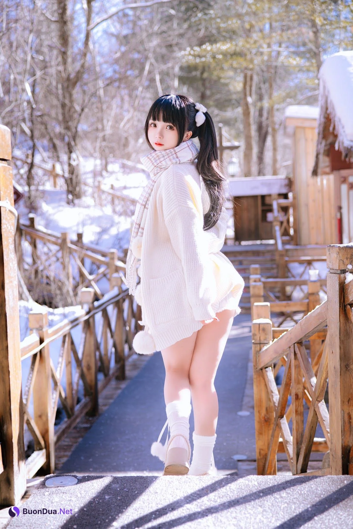 Coser@日奈娇 – 雪地少女 - 사진 3