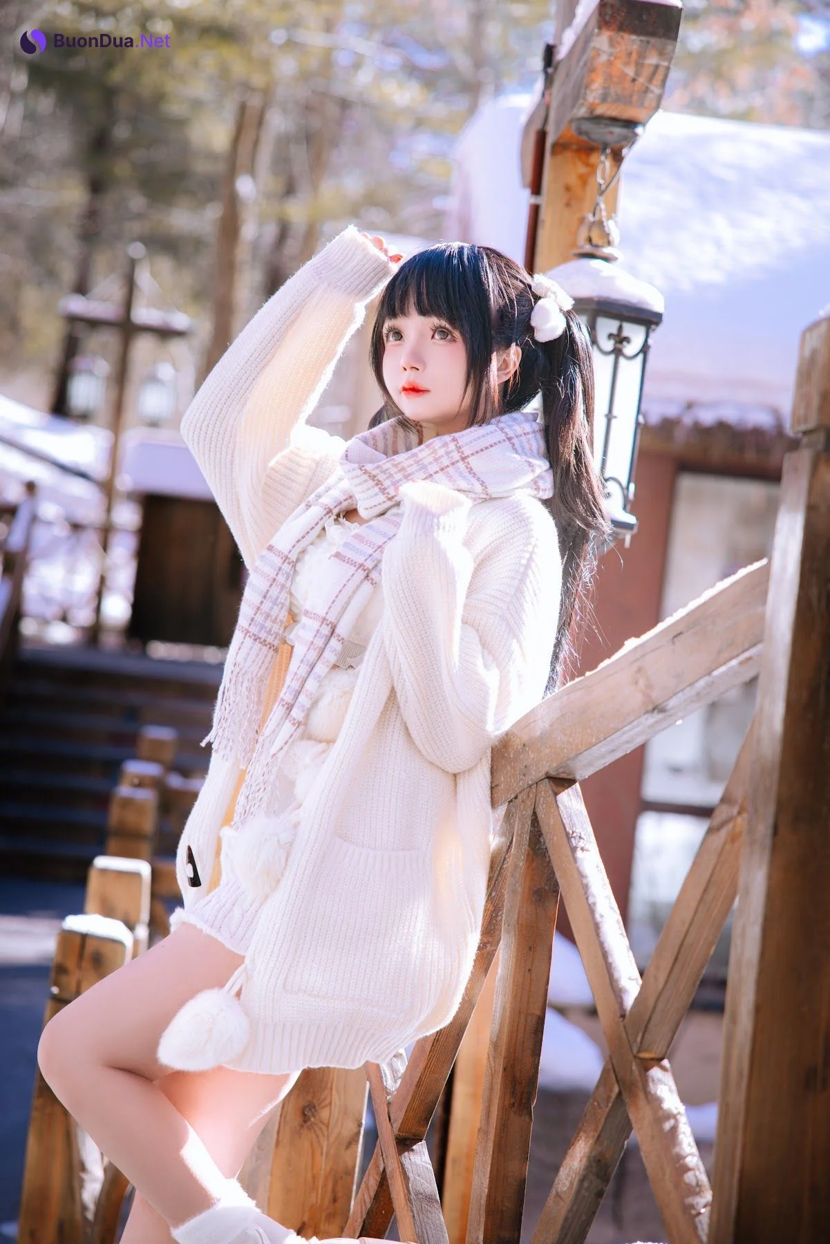 Coser@日奈娇 – 雪地少女 - 사진 4