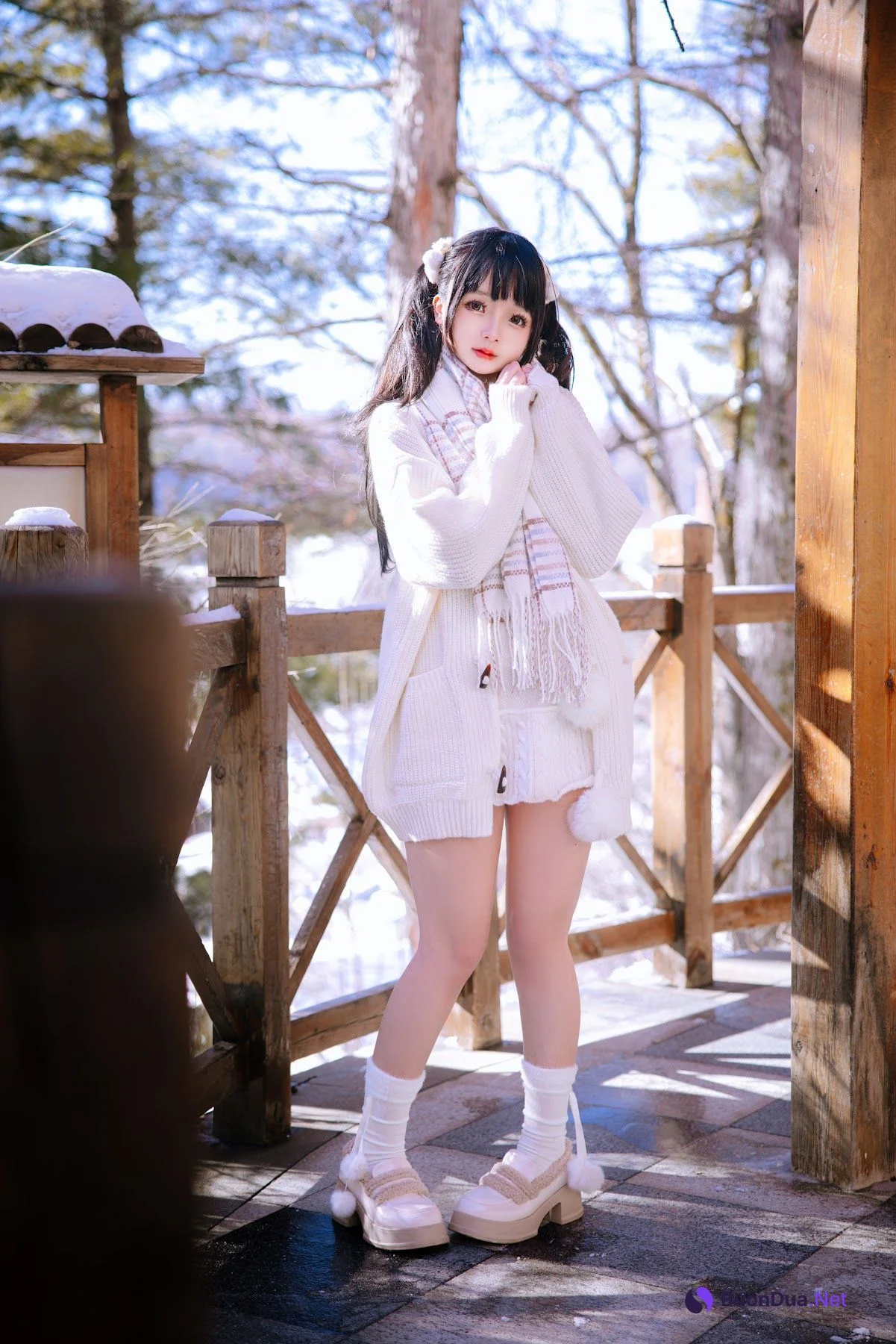 Coser@日奈娇 – 雪地少女 - 사진 9