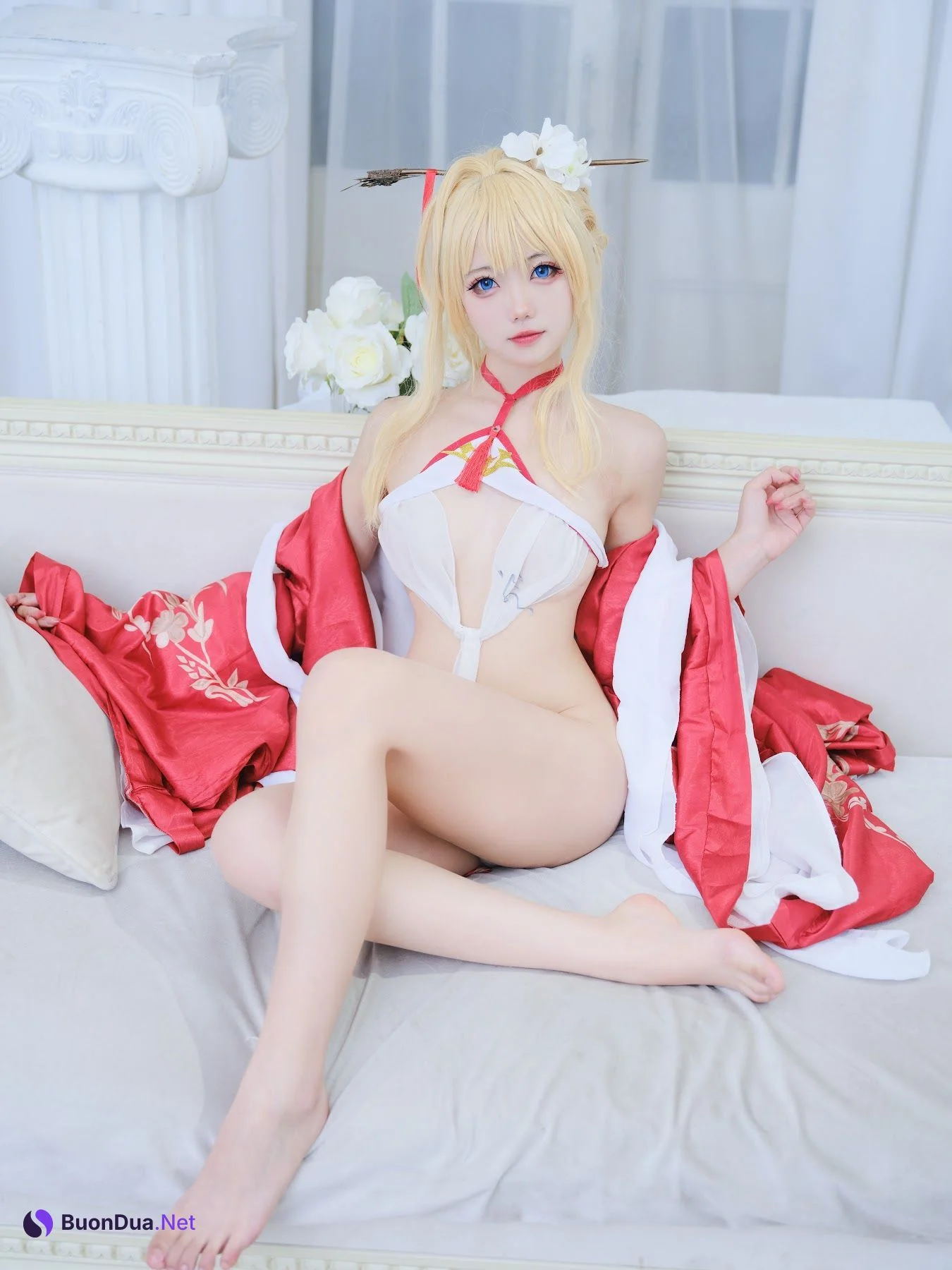 Coser@黏黏团子兔 – 光荣凉夜春雪新年 - 사진 9