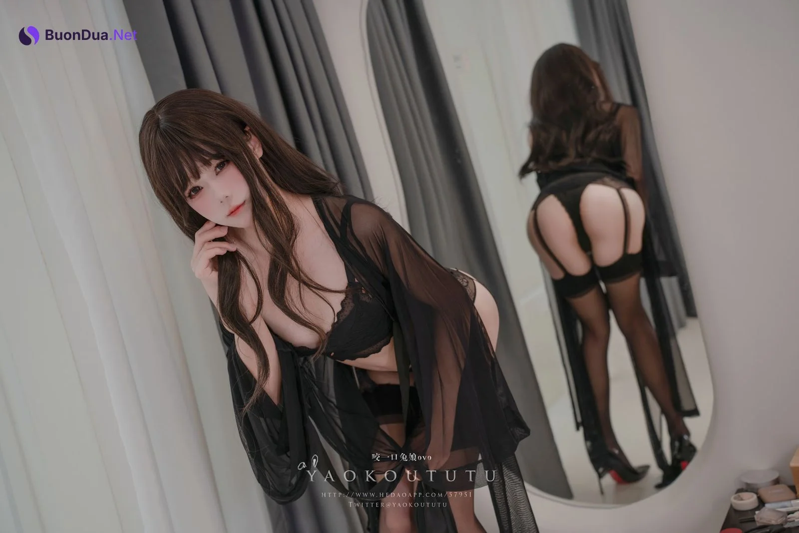 Coser@黏黏团子兔 – 微醺大姐姐 - 照片 9