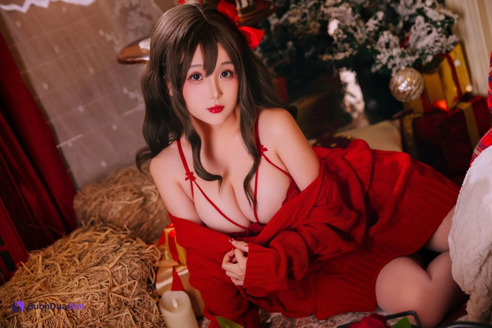 Coser@日奈娇 – 圣诞毛衣A+B - 照片 10