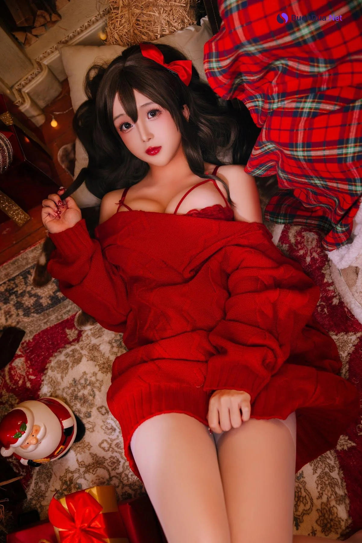 Coser@日奈娇 – 圣诞毛衣A+B - 照片 15