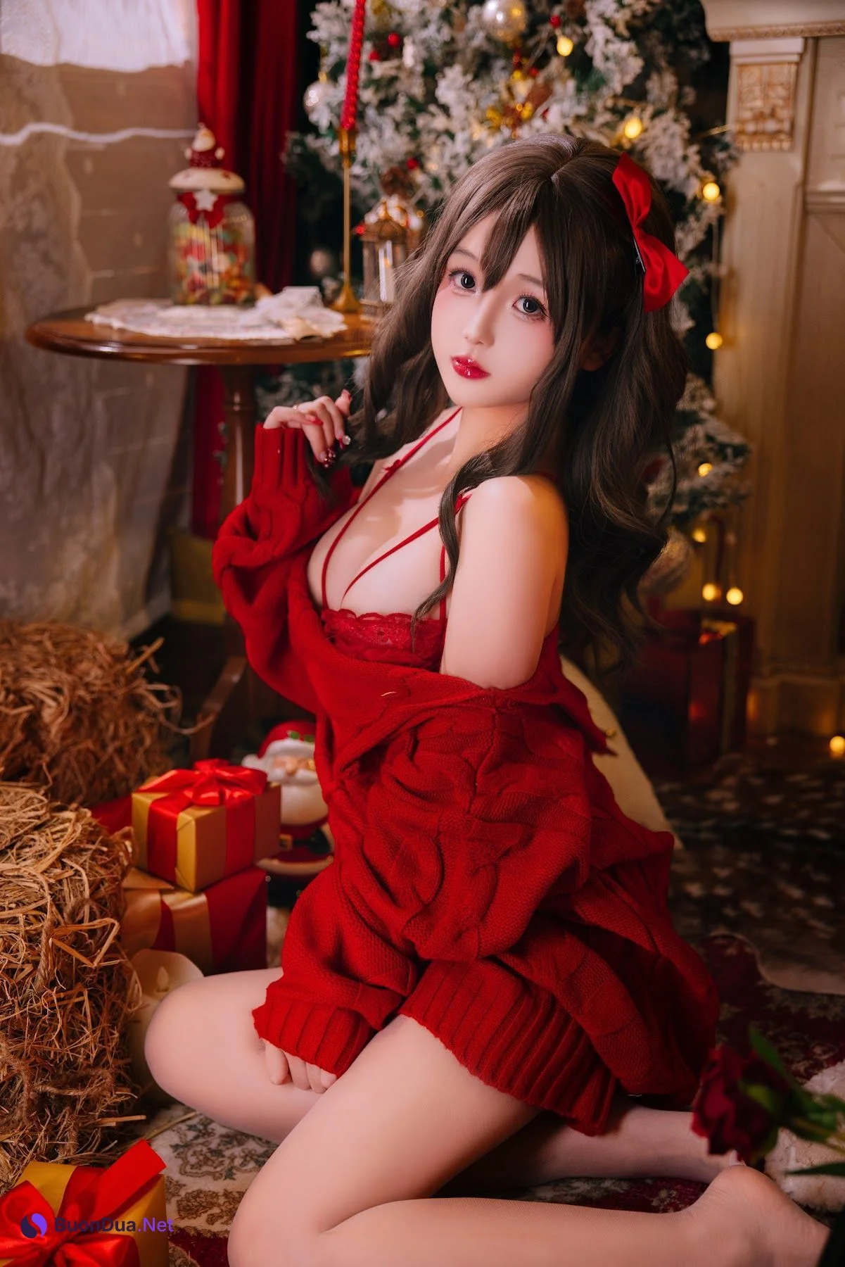 Coser@日奈娇 – 圣诞毛衣A+B - 照片 3