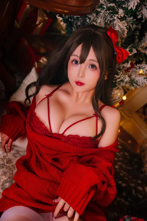 Coser@日奈娇 – 圣诞毛衣A+B