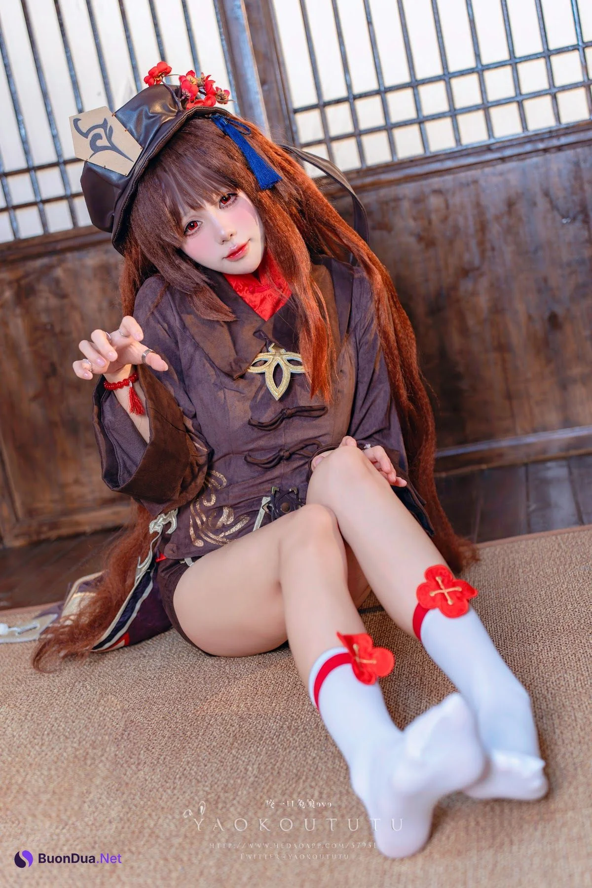Coser@黏黏团子兔 – 往生堂堂主胡桃&ミチノチモシーキミノキモチ - 写真 3