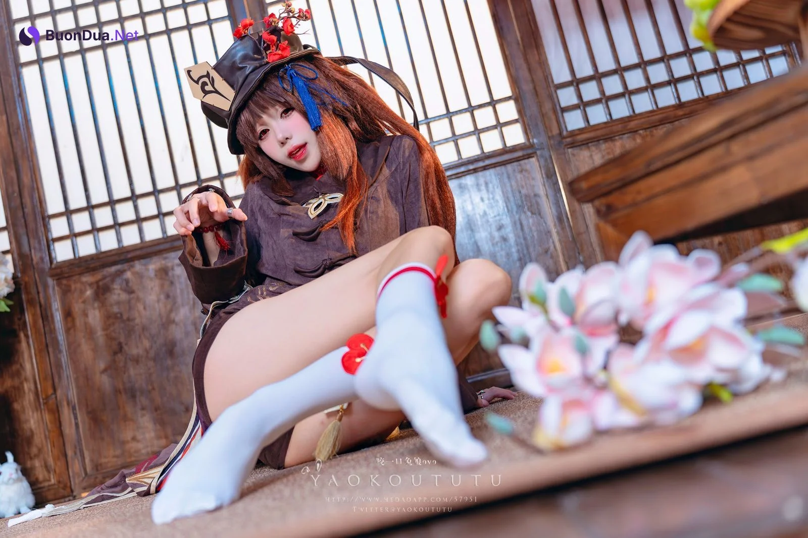 Coser@黏黏团子兔 – 往生堂堂主胡桃&ミチノチモシーキミノキモチ - 写真 6