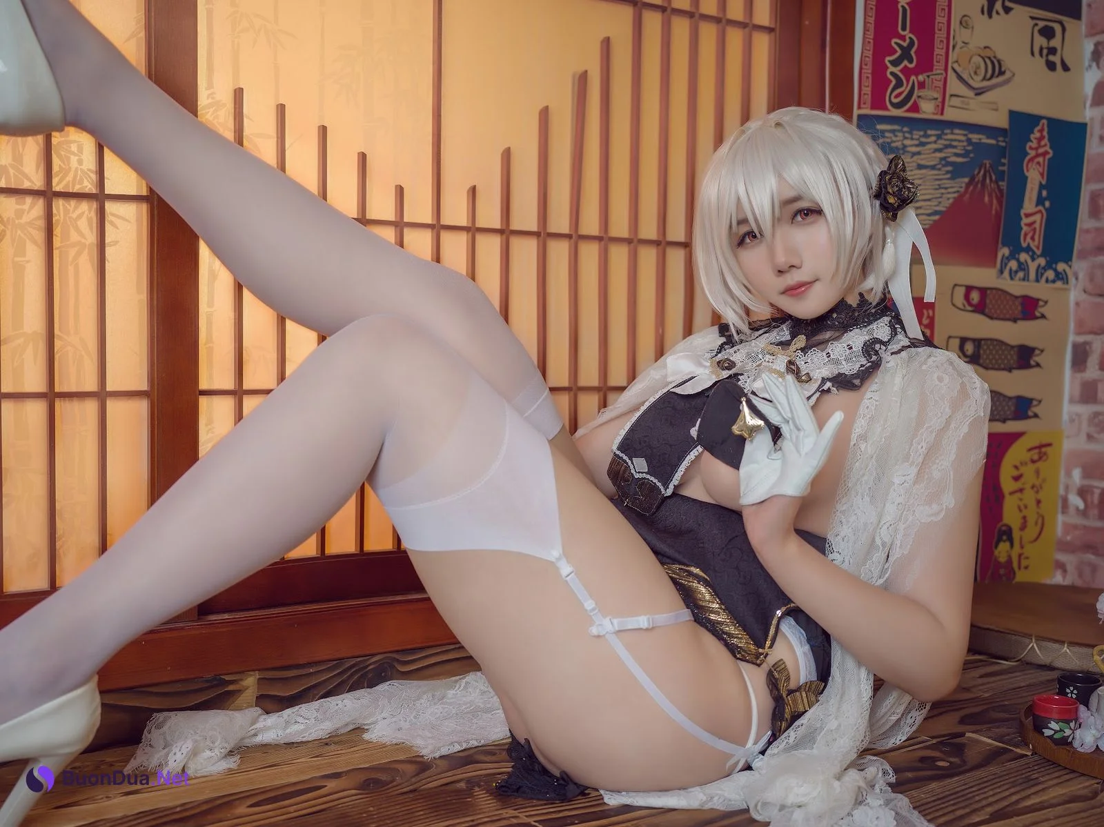 Coser@麻花麻花酱 – 天狼星旗袍 - 写真 10