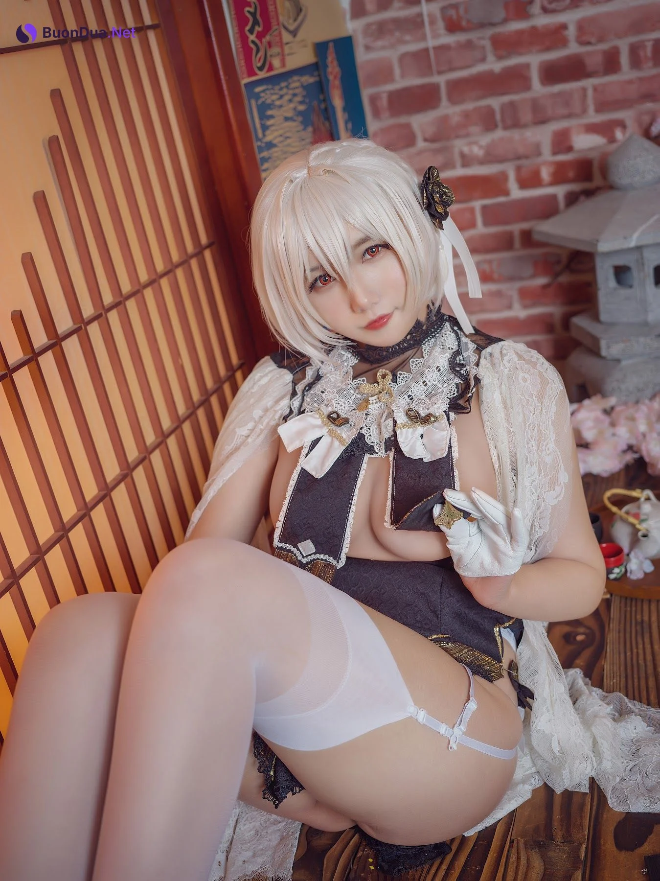 Coser@麻花麻花酱 – 天狼星旗袍 - 写真 11