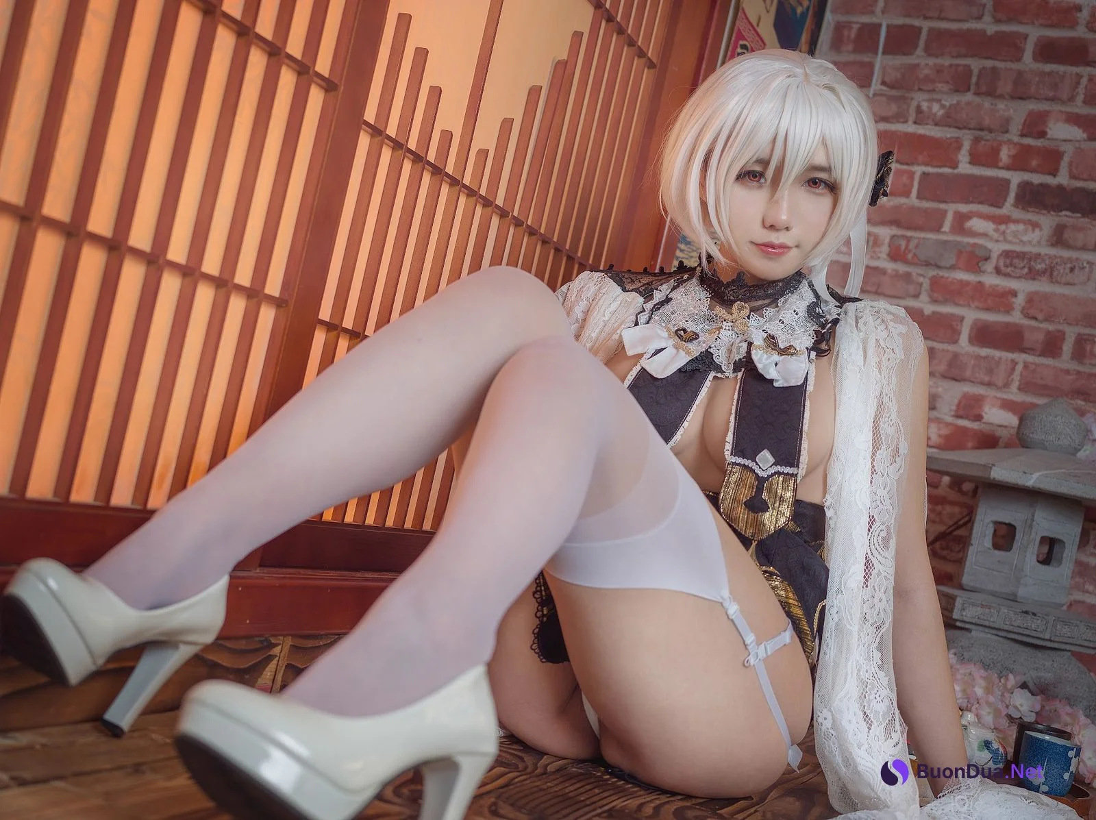 Coser@麻花麻花酱 – 天狼星旗袍 - 写真 14