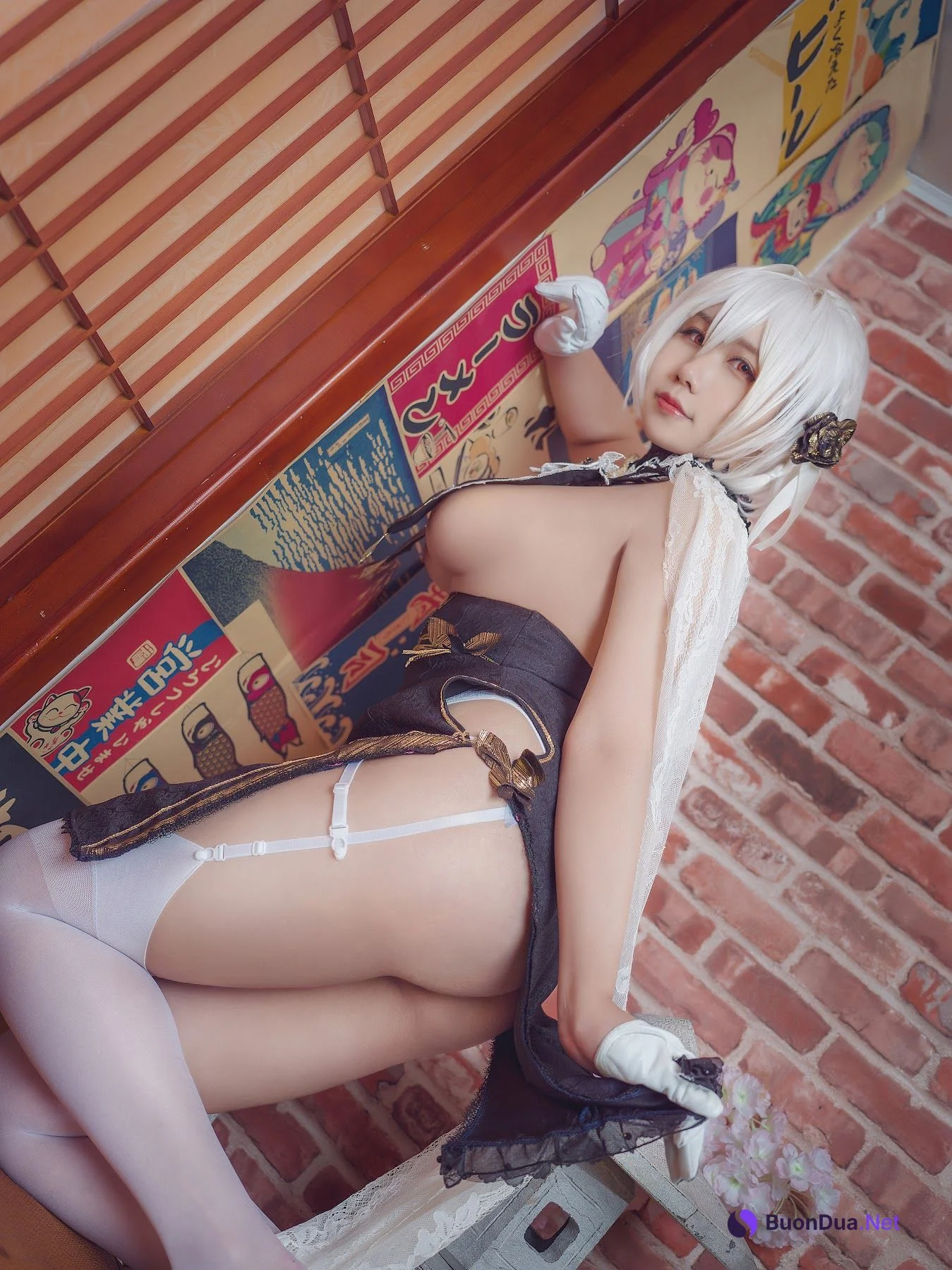 Coser@麻花麻花酱 – 天狼星旗袍 - 写真 17