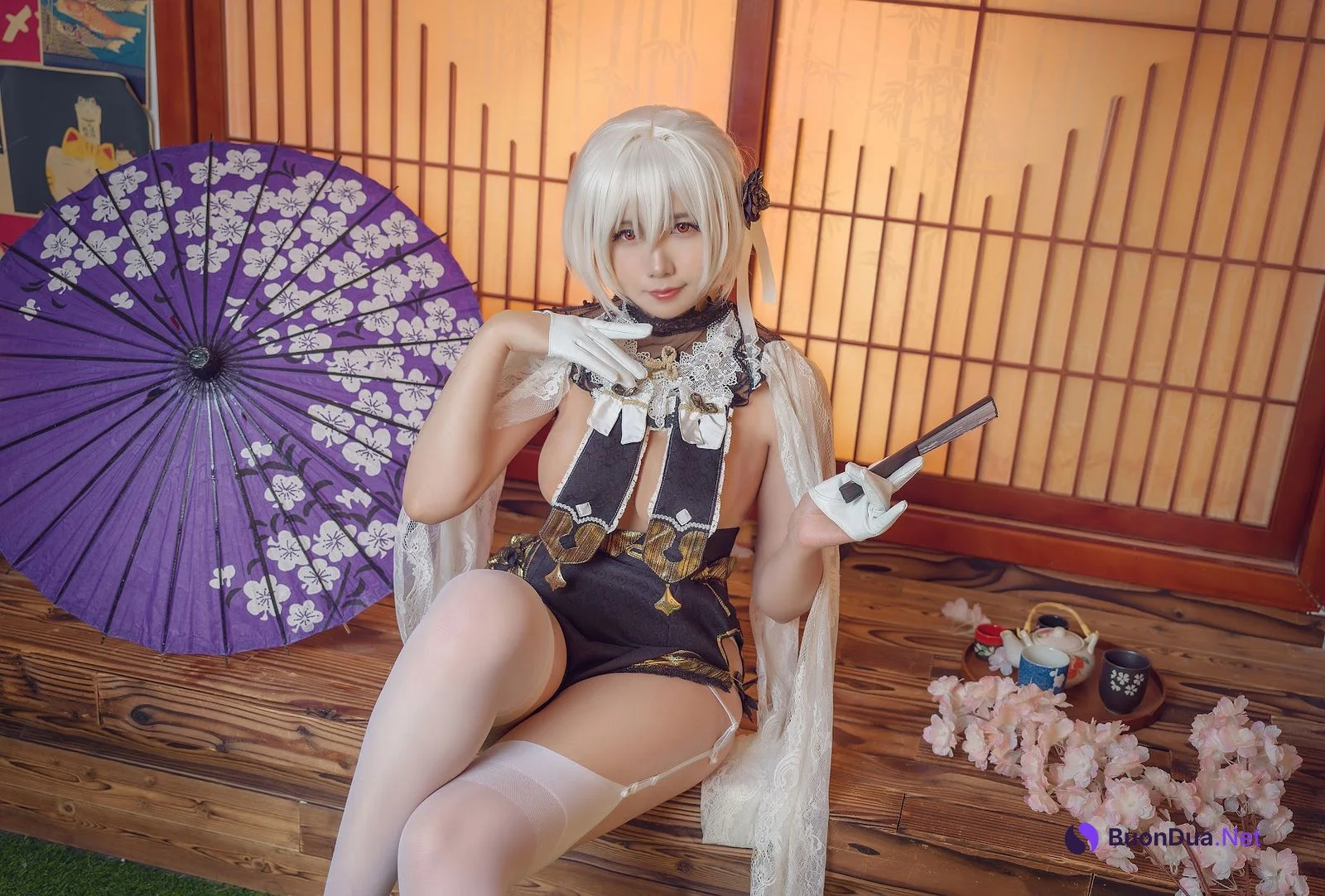 Coser@麻花麻花酱 – 天狼星旗袍 - 写真 2