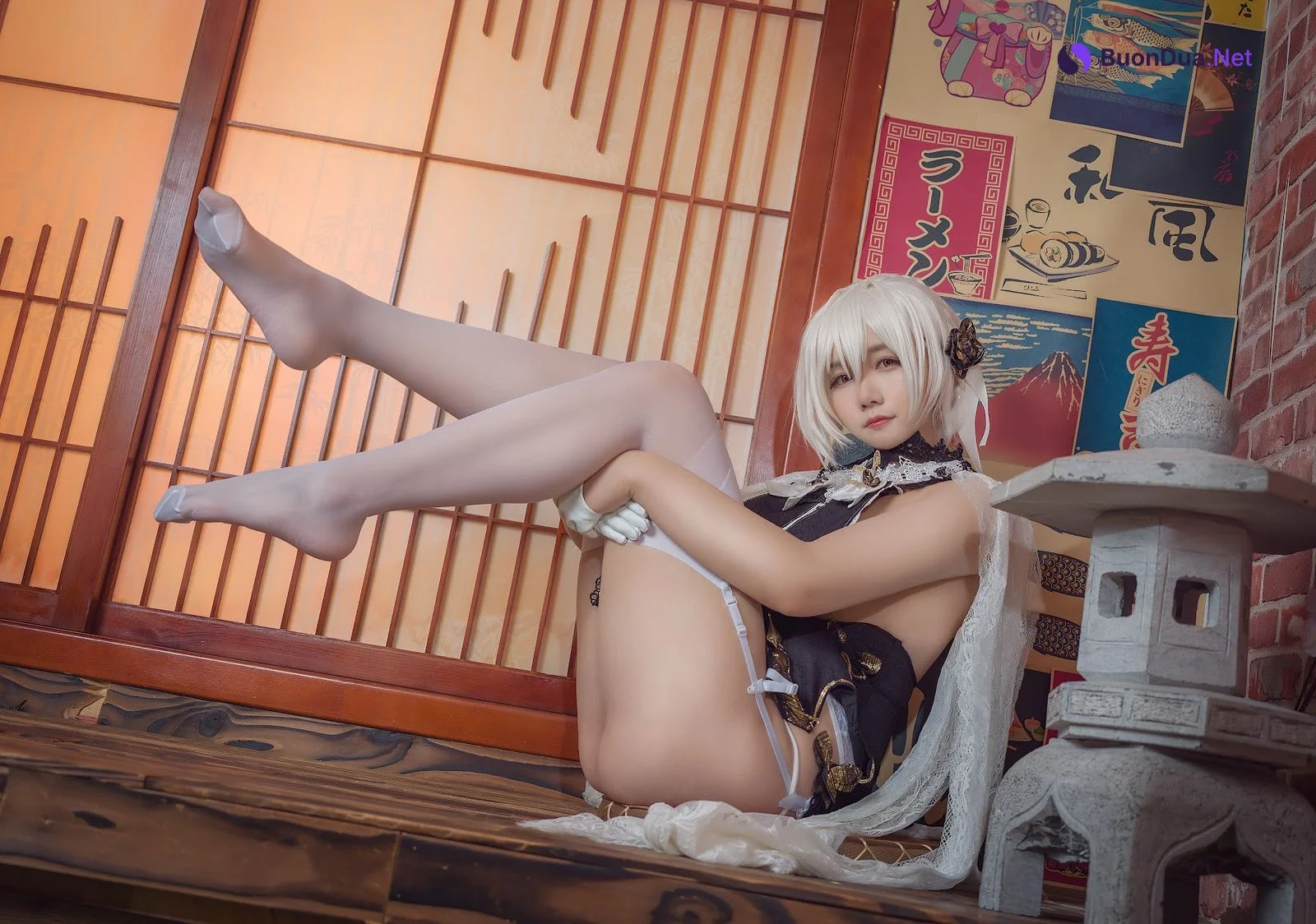 Coser@麻花麻花酱 – 天狼星旗袍 - 写真 20
