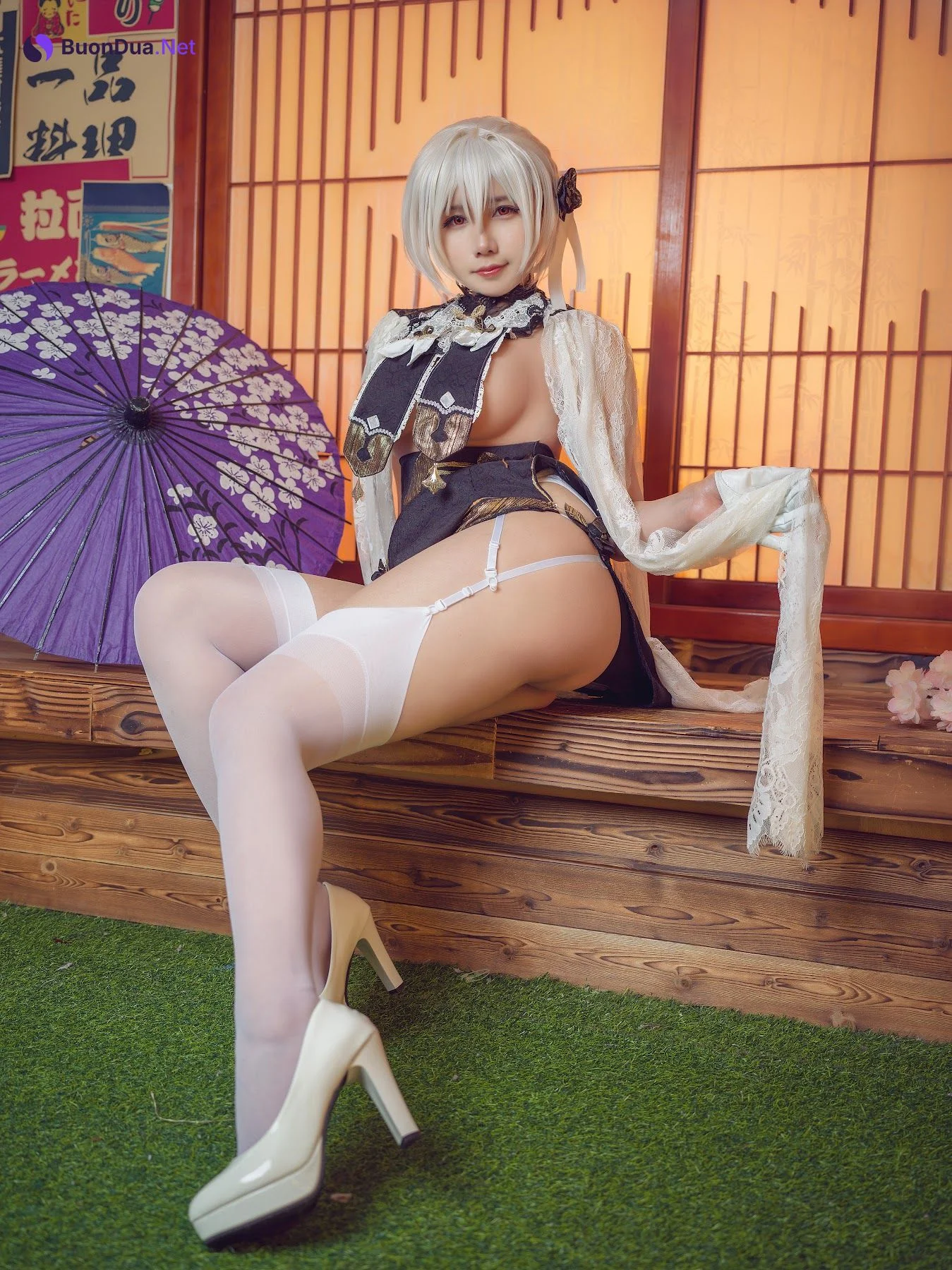 Coser@麻花麻花酱 – 天狼星旗袍 - 写真 3