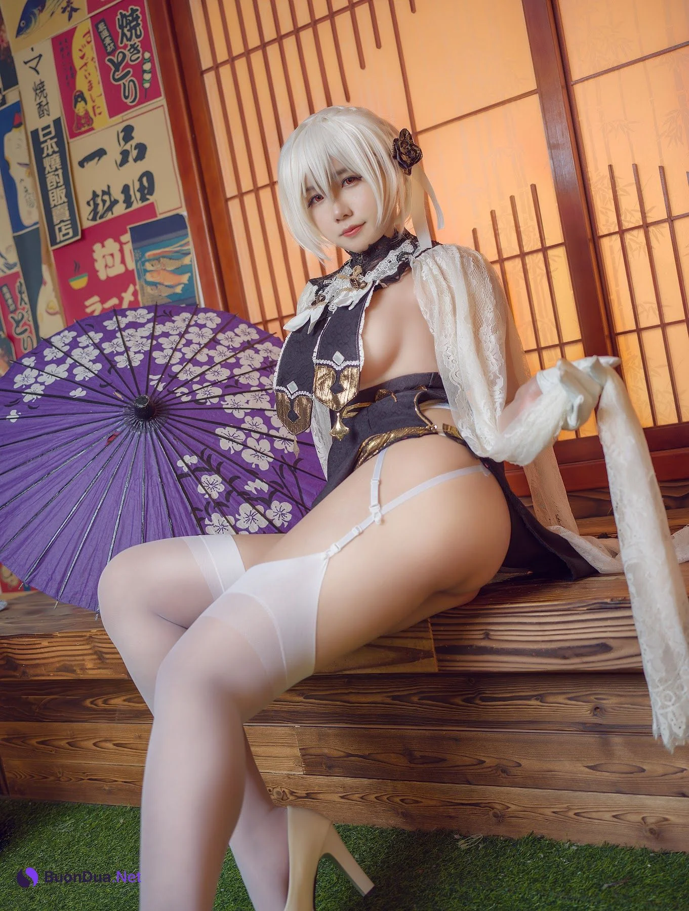 Coser@麻花麻花酱 – 天狼星旗袍 - 写真 4