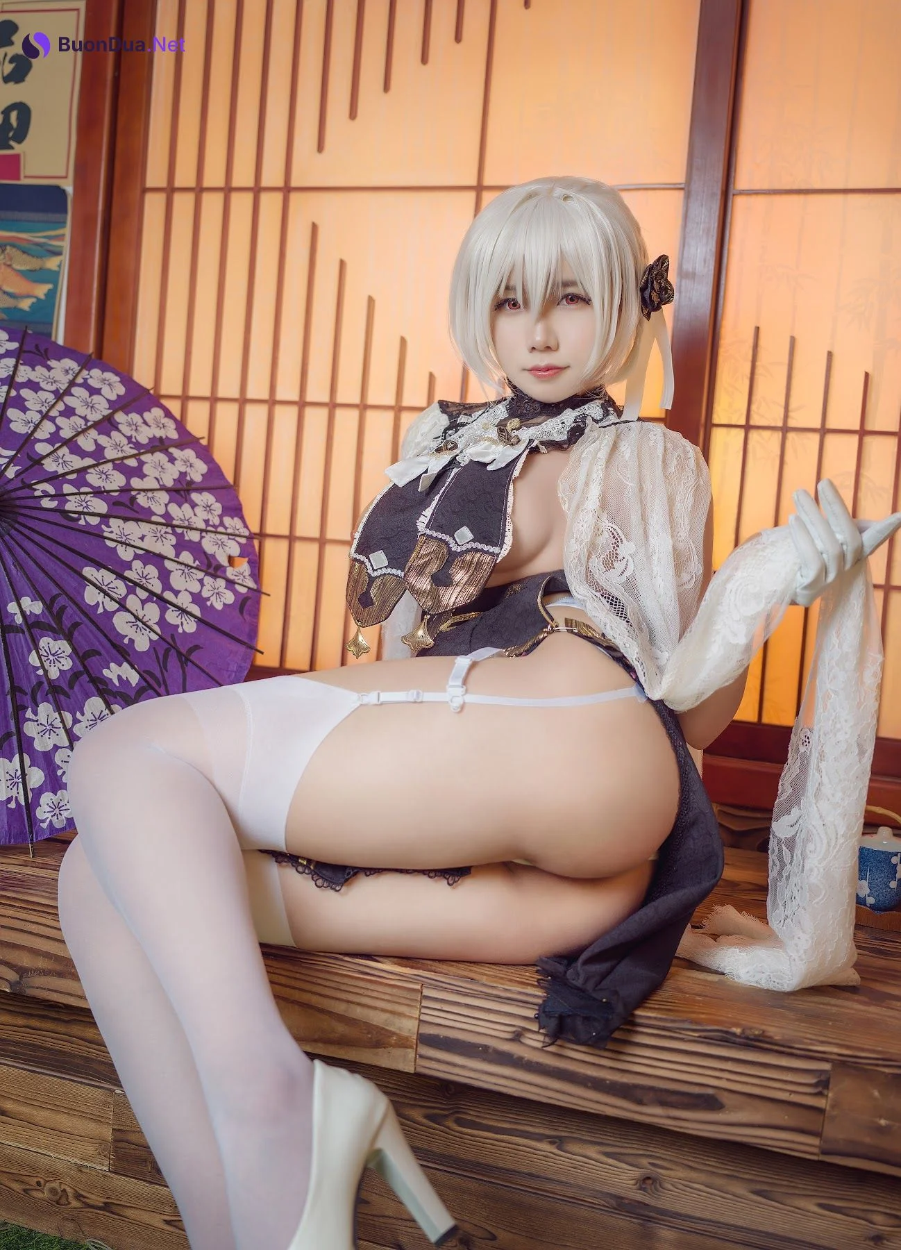 Coser@麻花麻花酱 – 天狼星旗袍 - 写真 7